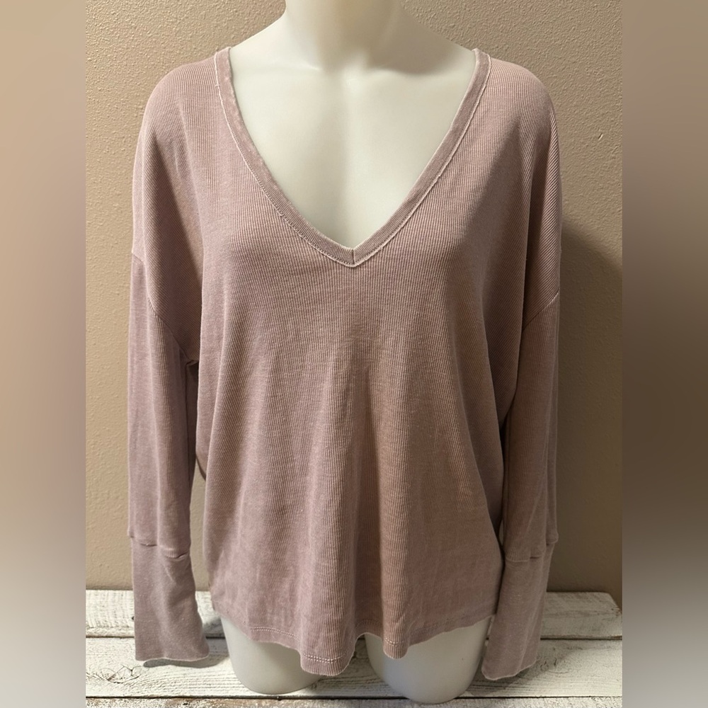 Chaser Long Sleeve V-Neck Top - NWT